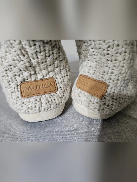 NWT! Nautica Cozy House Shoes Small 5-6 - Picture 7 of 7